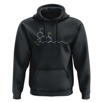 Marijuana Hoodie Cannabis Weed Pot Molecule THC Stoner Gift
