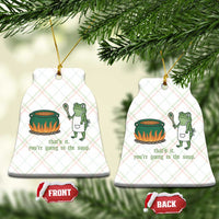 Funny Frog Ceramic Ornament Thats It You're Going In The Soup Weird Weirdcore Meme - Wonder Print Shop