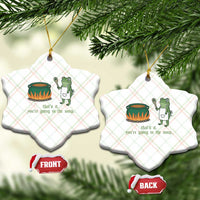 Funny Frog Ceramic Ornament Thats It You're Going In The Soup Weird Weirdcore Meme - Wonder Print Shop