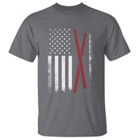 American Flag Drumsticks T Shirt USA Drummers Vintage Drum Sticks - Wonder Print Shop