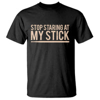 Funny Drumming T Shirt Stop Staring At My Stick Drummer - Wonder Print Shop