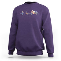 Drums Heartbeat Sweatshirt Drummer Percussionist Silhouette - Wonder Print Shop