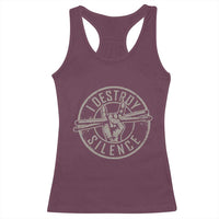 Funny Drummer Racerback Tank Top Musician Gift Percussion Lover - Wonder Print Shop