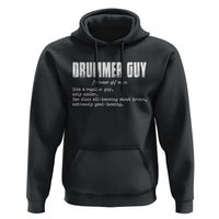 Funny Drummer Guy Hoodie Definition Vintage Drums Drumming - Wonder Print Shop