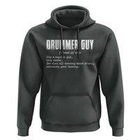 Funny Drummer Guy Hoodie Definition Vintage Drums Drumming - Wonder Print Shop