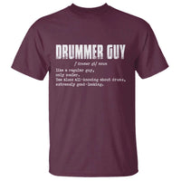 Funny Drummer Guy T Shirt Definition Vintage Drums Drumming - Wonder Print Shop