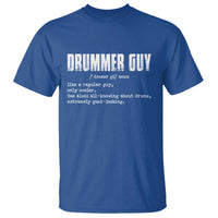 Funny Drummer Guy T Shirt Definition Vintage Drums Drumming - Wonder Print Shop