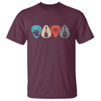 Guitar Pick T Shirt Retro Music Instrument - Wonder Print Shop