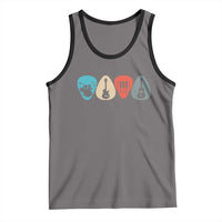 Guitar Pick Tank Top Retro Music Instrument - Wonder Print Shop