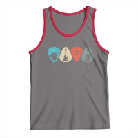 Guitar Pick Tank Top Retro Music Instrument - Wonder Print Shop