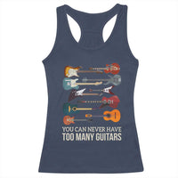 Funny Guitarist Racerback Tank Top You Can Never Have Too Many Guitars Vintage Guitar Lineup - Wonder Print Shop