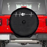 Guitar Heartbeat Spare Tire Cover Funny Guitarist Guitars Music Lovers - Wonder Print Shop