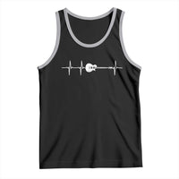 Guitar Heartbeat Tank Top Funny Guitarist Guitars Music Lovers - Wonder Print Shop