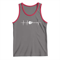 Guitar Heartbeat Tank Top Funny Guitarist Guitars Music Lovers - Wonder Print Shop