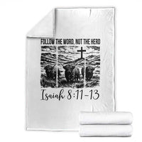 Follow the Word Not The Herd Throw Blanket Vintage Bible Verse Christian Country Highland Cow Boho - Wonder Print Shop