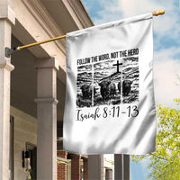Follow the Word Not The Herd Garden Flag Vintage Bible Verse Christian Country Highland Cow Boho - Wonder Print Shop