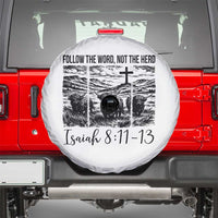 Follow the Word Not The Herd Spare Tire Cover Vintage Bible Verse Christian Country Highland Cow Boho - Wonder Print Shop