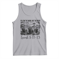 Follow the Word Not The Herd Tank Top Vintage Bible Verse Christian Country Highland Cow Boho - Wonder Print Shop