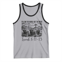 Follow the Word Not The Herd Tank Top Vintage Bible Verse Christian Country Highland Cow Boho - Wonder Print Shop