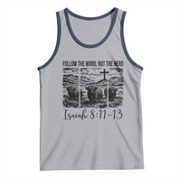 Follow the Word Not The Herd Tank Top Vintage Bible Verse Christian Country Highland Cow Boho - Wonder Print Shop