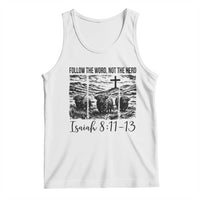 Follow the Word Not The Herd Tank Top Vintage Bible Verse Christian Country Highland Cow Boho - Wonder Print Shop
