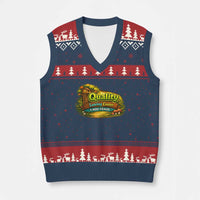 Quality Learing Center V-Neck Knit Sweater Vest Funny Childcare Day Care