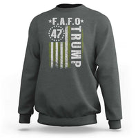 Funny Fafo Sweatshirt President 47 FDT American Flag