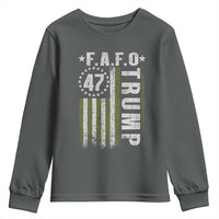 Funny Fafo Youth Sweatshirt President 47 FDT American Flag