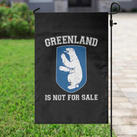 Greenland Is Not For Sale Garden Flag Polar Bear Vintage Political Protest