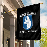 Greenland Is Not For Sale Garden Flag Polar Bear Vintage Political Protest