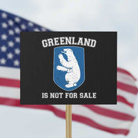 Greenland Is Not For Sale Protest Sign Polar Bear Vintage Political Protest