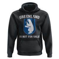 Greenland Is Not For Sale Hoodie Polar Bear Vintage Political Protest