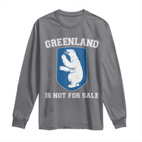 Greenland Is Not For Sale Long Sleeve Shirt Polar Bear Vintage Political Protest