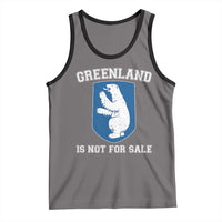 Greenland Is Not For Sale Tank Top Polar Bear Vintage Political Protest