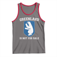 Greenland Is Not For Sale Tank Top Polar Bear Vintage Political Protest