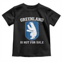 Greenland Is Not For Sale Toddler T Shirt Polar Bear Vintage Political Protest
