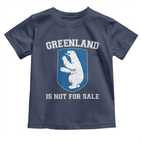 Greenland Is Not For Sale Toddler T Shirt Polar Bear Vintage Political Protest
