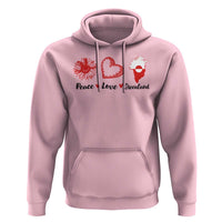Peace Love Greenland Hoodie Sunflower Flag Stand With Greenland