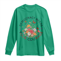 Pro Democracy Long Sleeve Shirt Human Rights Our Rage Protest Floral FDT
