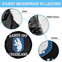 Hands Off Greenland Spare Tire Cover Polar Bear Vintage Political Protest