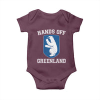Hands Off Greenland Baby Onesie Polar Bear Vintage Political Protest
