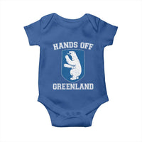 Hands Off Greenland Baby Onesie Polar Bear Vintage Political Protest