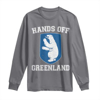 Hands Off Greenland Long Sleeve Shirt Polar Bear Vintage Political Protest