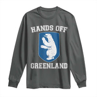Hands Off Greenland Long Sleeve Shirt Polar Bear Vintage Political Protest