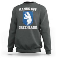 Hands Off Greenland Sweatshirt Polar Bear Vintage Political Protest