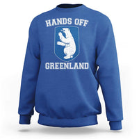 Hands Off Greenland Sweatshirt Polar Bear Vintage Political Protest