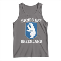 Hands Off Greenland Tank Top Polar Bear Vintage Political Protest