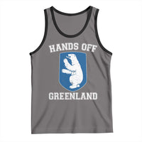 Hands Off Greenland Tank Top Polar Bear Vintage Political Protest