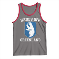 Hands Off Greenland Tank Top Polar Bear Vintage Political Protest