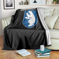 Greenland Throw Blanket Polar Bear Vintage Political Protest